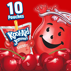 Kool-Aid Jammers Cherry Flavored Juice Drink (10 Pouches)