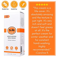 Load image into Gallery viewer, Yu-Be Moisturizing Skin Cream 2.7 Fl. Oz. Tube: Deeply Hydrating Paraben-Free Moisturizer for Extra-Dry Skin - Moisturizing and Healing Skin Cream for Day &amp; Night, After Hand Washing, Cracked Heels &amp; Elbows, All Over Body, and is Non-Greasy, and Vitamin-E
