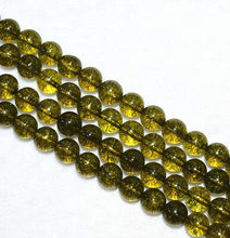 Load image into Gallery viewer, FidgetFidget Pretty 8mm Dark Green Tourmaline Round Gemstone Loose Beads 15"AAA
