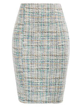 Load image into Gallery viewer, Kate Kasin Womens Knee Length Midi Elastic Waist Stretchy Bodycon Business Pencil Skirt
