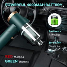 Load image into Gallery viewer, AGhappy Car Vacuum Cleaner, 9000Pa/120W Portable Cordless Vacuum Cleaner, 90°Foldable Vacuum Cleaner with LED Light, Strong Suction Ppower, Suitable for Tesla Model/BMW/Home/Office
