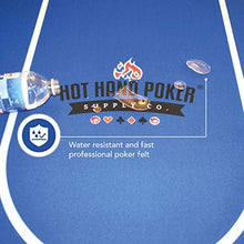 Load image into Gallery viewer, Hot Hand Poker, 10 Player Folding Poker Table, Water-Resistant Felt, Portable, Easy Storage and Transportation, No Assembly Required, 84" L x 42" W x 30" H
