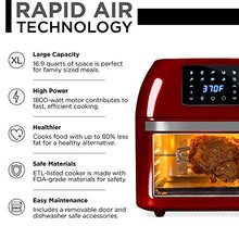 Load image into Gallery viewer, Best Choice Products 16.9qt 1800W 10-in-1 Family Size Air Fryer Countertop Oven, Rotisserie, Dehydrator - Red
