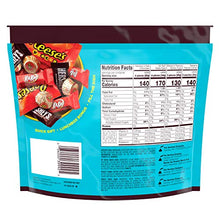Load image into Gallery viewer, HERSHEY'S, REESE'S &amp; KIT KAT Assorted MINIATURES Chocolate and Peanut Butter Assortment Candy, Individually Wrapped, 9.08 oz Bag
