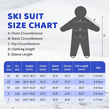 Load image into Gallery viewer, Yueta Boys Snowsuit One Piece Kids Ski Suit Coveralls Ski Jackets Jumpsuits Waterproof for 5 Years Toddler Snowboarding
