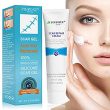 Load image into Gallery viewer, Scar Removal Cream, Scar Cream, Stretch Mark Cream, Natural Formula, Scar Gel Medical-Grade Silicone for Face, Body, C-Sections, Surgical, Burn, Acne Spots, Old &amp; New Scars, 20g
