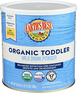 Earth's Best Organic Toddler Milk Drink Powder, Natural Vanilla, 23.2 oz