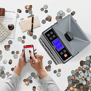 Cassida C300 Professional USD Coin Counter, Sorter and Wrapper/Roller | 35% Faster Wrapping Coins with Quickload Technology | 300 Coins/Minute | Printing-Compatible | Includes 5 Wrapper Sets