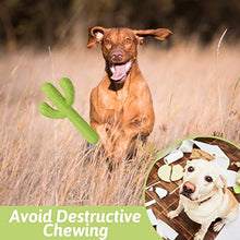 Load image into Gallery viewer, MewaJump Dog Chew Toys, Durable Rubber Dog Toys for Aggressive Chewers, Cactus Tough Toys for Training and Cleaning Teeth, Interactive Dog Toys for Small/Medium Dog
