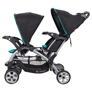 Baby Trend Sit n Stand Double Stroller, Optic Teal