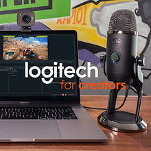 Load image into Gallery viewer, Blue Yeti X Professional Condenser USB Microphone with High-Res Metering, LED Lighting &amp; Blue VO!CE effects for Gaming, Streaming &amp; Podcasting on PC &amp; Mac
