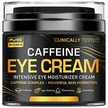 Load image into Gallery viewer, Caffeine Eye Cream For Anti Aging, Dark Circles, Bags, Puffiness. Great Under Eye Skin + Face Tightening, Eye Lift Treatment For Men &amp; Women 1.7oz
