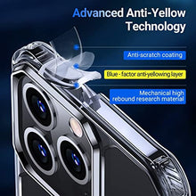 Load image into Gallery viewer, VANMASS Crystal Protective Designed for iPhone 13 Pro Max Case 6.7”, [Military Grade Shockproof] [Optical Research Clear Material] Anti-Yellow Slim Thin Soft Phone Case for iPhone 13 Pro Max
