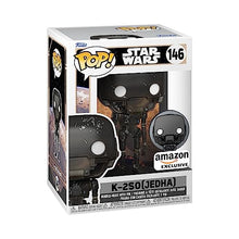 Load image into Gallery viewer, Funko Pop! Star Wars: Across The Galaxy - K-2SO Vinyl Bobblehead and Enamel Pin, Amazon Exclusive
