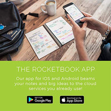 Load image into Gallery viewer, Rocketbook Fusion Smart Reusable Notebook - Calendar, To-Do Lists, and Note Template Pages with 1 Pilot Frixion Pen &amp; 1 Microfiber Cloth Included - Infinity Black Cover, Letter Size (8.5&quot; x 11&quot;)
