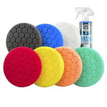 Load image into Gallery viewer, Chemical Guys BUF_HEXKITS_8 Hex-Logic Buffing Pad Kit, 6.5&quot;, 8 Items
