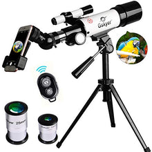 Load image into Gallery viewer, Gskyer AZ60350 Travel Refractor Astronomy Telescope with Wireless Remote Control
