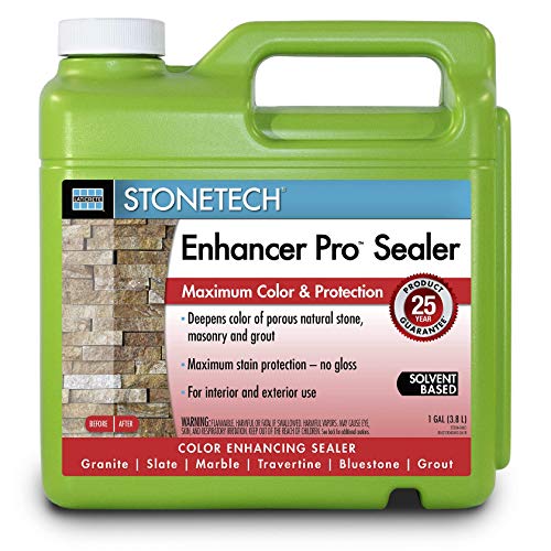 StoneTech Enhancer Pro, Enhancer Sealer for Natural Stone, 1-Gallon (3.785L)