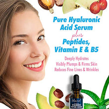 Load image into Gallery viewer, Ebanel Vitamin C Serum Hyaluronic Acid Serum for Face - Ultimate Anti Aging Serum Set - Deep Hydrating, Visibly Plump, Firm &amp; Smooth Skin, Brighten &amp; Even Skin Tone, Reduce Redness &amp; Inflammation
