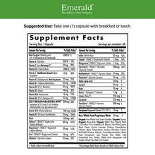 Load image into Gallery viewer, Complete 1-Daily Multi - Multivitamin Full of Coenzymes, Antioxidants, Folic Acid, &amp; Vitamins - Supports Healthy Heart, Strong Bones, &amp; Immune System - Emerald Labs - 60 Vegetable Capsules
