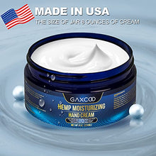 Load image into Gallery viewer, Moisturizing Cream for adults – 8 Ounce Jar, Hemp Oil, Fast-Absorbing, Non-Greasy Roughness Relief to Help Calm and Heal Dry Skin – Severe, Hand Soothing Pain, Spa
