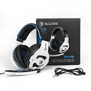 Xbox One Gaming Headset Stereo Over Ear Gaming Headset with Mic Noise Cancelling Volume Control for Xbox One/PC/Mac/PS4/Nintendo(White) ¡­