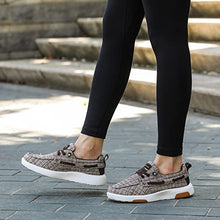 Load image into Gallery viewer, OrthoComfoot overpronation Shoes Women,Diabetic Supportive Sneakers for bunions,Heel and Foot Pain Relief Casual Shoes Coffee Size 9
