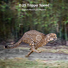Load image into Gallery viewer, 1520P 20MP Trail Camera, Hunting Camera with 120°Wide-Angle Motion Latest Sensor View 0.2s Trigger Time Trail Game Camera with 940nm No Glow and IP66 Waterproof 2.4” LCD 48pcs for Wildlife Monitoring
