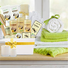 Load image into Gallery viewer, Premium Deluxe Bath &amp; Body Gift Basket. Ultimate Large Natural Spa Basket! #1 Spa Gift Basket for Women &amp; Bath Gift Sets for Women! Sulfate &amp; Paraben Free Home Spa Gift Set
