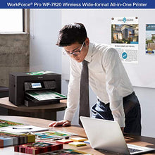 Load image into Gallery viewer, Epson Workforce Pro WF-7820 Wireless All-in-One Wide-Format Printer with Auto 2-Sided Print up to 13" x 19", Copy, Scan and Fax, 50-Page ADF, 250-sheet Paper Capacity, 4.3" Screen, Works with Alexa
