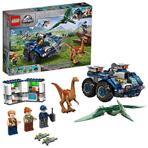 LEGO Jurassic World Gallimimus and Pteranodon Breakout 75940, Dinosaur Building Kit for Kids, Featuring Owen Grady, Claire Dearing and ACU Trooper Minifigures for Creative Play, New 2020 (391 Pieces)