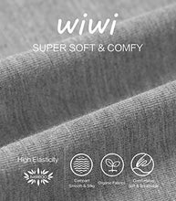 Load image into Gallery viewer, WiWi Women's Bamboo Lounge Wide Leg Pants Stretchy Casual Bottoms Soft Pajama Pant Plus Size Sleepwear S-4X, Heather Grey, Large
