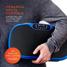 Load image into Gallery viewer, LifePro Waver Mini Vibration Plate - Whole Body Vibration Platform Exercise Machine - Home &amp; Travel Workout Equipment for Weight Loss, Toning &amp; Wellness - Max User Weight 260lbs (Blue)
