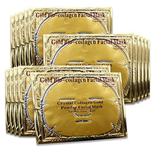 Load image into Gallery viewer, Jakuva 24k Gold Gel Collagen Facial Masks,Skin Care Premium Moisturizing Facial Sheet Patch for Anti Aging, Puffiness, Anti Wrinkle,Firm Skin &amp; Hydrateing Your Beautiful Face (15PCS)
