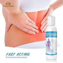 Load image into Gallery viewer, TRYASIL 8oz Glucosamine, MSM &amp; Arnica Liposome Cream. Formulated for Joints, Back, Muscle, Tissue, Pain Relief. All Natural Lotion
