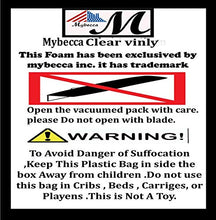 Load image into Gallery viewer, Mybecca Clear Marine Vinyl 10 Gauge 54-Inch Wide Sold by Roll, (5 Yards)
