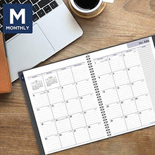 Load image into Gallery viewer, Academic Planner 2021-2022, AT-A-GLANCE Weekly &amp; Monthly Planner, 8-1/2" x 11", Large, for School, Teacher, DayMinder, Charcoal (AYC54545)
