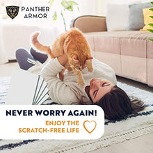 Load image into Gallery viewer, Panther Armor Cat Scratch Deterrent Tape – 8(Eight)-Pack – Double Sided Anti Cats Scratching Sticky Tape – 4-Pack XL 16”L 12”W + 4-Pack Large 17”L 10”W Furniture Protectors – Clear Training Tape
