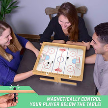 Load image into Gallery viewer, GoSports Magna Hockey Tabletop Board Game - Magnetic Game of Skill for Kids &amp; Adults, White
