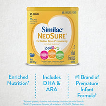 Load image into Gallery viewer, Similac NeoSure Infant Formula with Iron, For Babies Born Prematurely, Powder, 13.1 ounces (Pack of 6), Powder(White)
