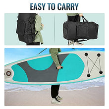 Load image into Gallery viewer, Kicode Inflatable Paddle Board for Adults (6 Inches Thick) Premium Stand Up SUP Accessories &amp; Carry Bag, Waterproof Bag, Non-Slip Deck, Leash, Pump, Waterproof Phone Pouch, Green &amp; Gray
