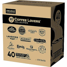 Load image into Gallery viewer, Keurig Coffee Lovers&#39; Collection Sampler Pack, Single-Serve K-Cup Pods, Compatible with all Keurig 1.0/Classic, 2.0 and K-Café Coffee Makers, Variety Pack, 40 Count
