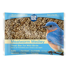 Load image into Gallery viewer, Blue Seal Mealworm Medley Suet Treat Bar | Attracts Wild Birds | 7 oz (12 Pack)
