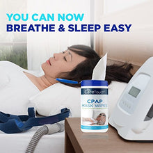 Load image into Gallery viewer, Care Touch CPAP Wipes - Unscented | CPAP Cleaner | 3 Packs of 70 Unscented CPAP Mask Cleaning Wipes (210 Total)
