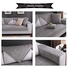 Load image into Gallery viewer, TEWENE Couch Cover, Sofa Cover Couch Covers Sectional Couch Covers Anti-Slip Sofa Slipcover for Dogs Cats Pet Love Seat Light Grey 36''x47'' (Only 1 Piece/Not All Set)
