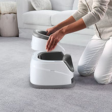 Load image into Gallery viewer, Ingenuity Baby Base 2-in-1 Booster Feeding and Floor Seat with Self-Storing Tray, Slate
