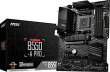 Load image into Gallery viewer, MSI B550-A PRO ProSeries Motherboard (AMD AM4, DDR4, PCIe 4.0, SATA 6Gb/s, M.2, USB 3.2 Gen 2, HDMI/DP, ATX)
