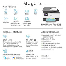 Load image into Gallery viewer, HP OfficeJet Pro 9015 All-in-One Wireless Printer, with Smart Home Office Productivity, HP Instant Ink, Works with Alexa (1KR42A)
