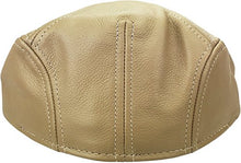 Load image into Gallery viewer, KBL-108 DBR L/XL Genuine Leather Ascot Ivy Newsboy Hat
