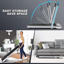 Load image into Gallery viewer, Under Desk Treadmill for Home, 2.25HP Electric Folding Treadmill with Bluetooth Speaker Remote Control &amp; 12 Preset Modes, Walking Jogging Running Exercise Machine for Home Gym,Installation-Free
